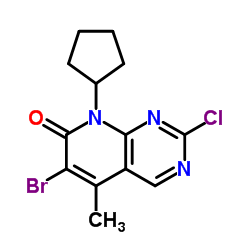 6-溴-2-氯-8-環(huán)戊基-5-甲基-吡啶并[2,3-D]嘧啶-7(8H)-酮