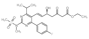 (5S)-7-[4-(4-氟苯基)-6-異丙基-2-（N-甲基-N-甲磺?；┼奏?5-yl]-5-羥基-3-氧代-6（E）-庚酸乙酯