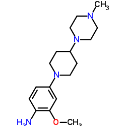 2-甲氧基-4-[4-(4-甲基-1-哌嗪基)-1-哌嗪基]-鹽酸苯胺	