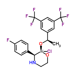 (2R,3S)-2-[(1R)-1-[3,5-雙(三氟甲基)苯基]乙氧基]-3-(4-氟苯基)-嗎啉鹽酸鹽	